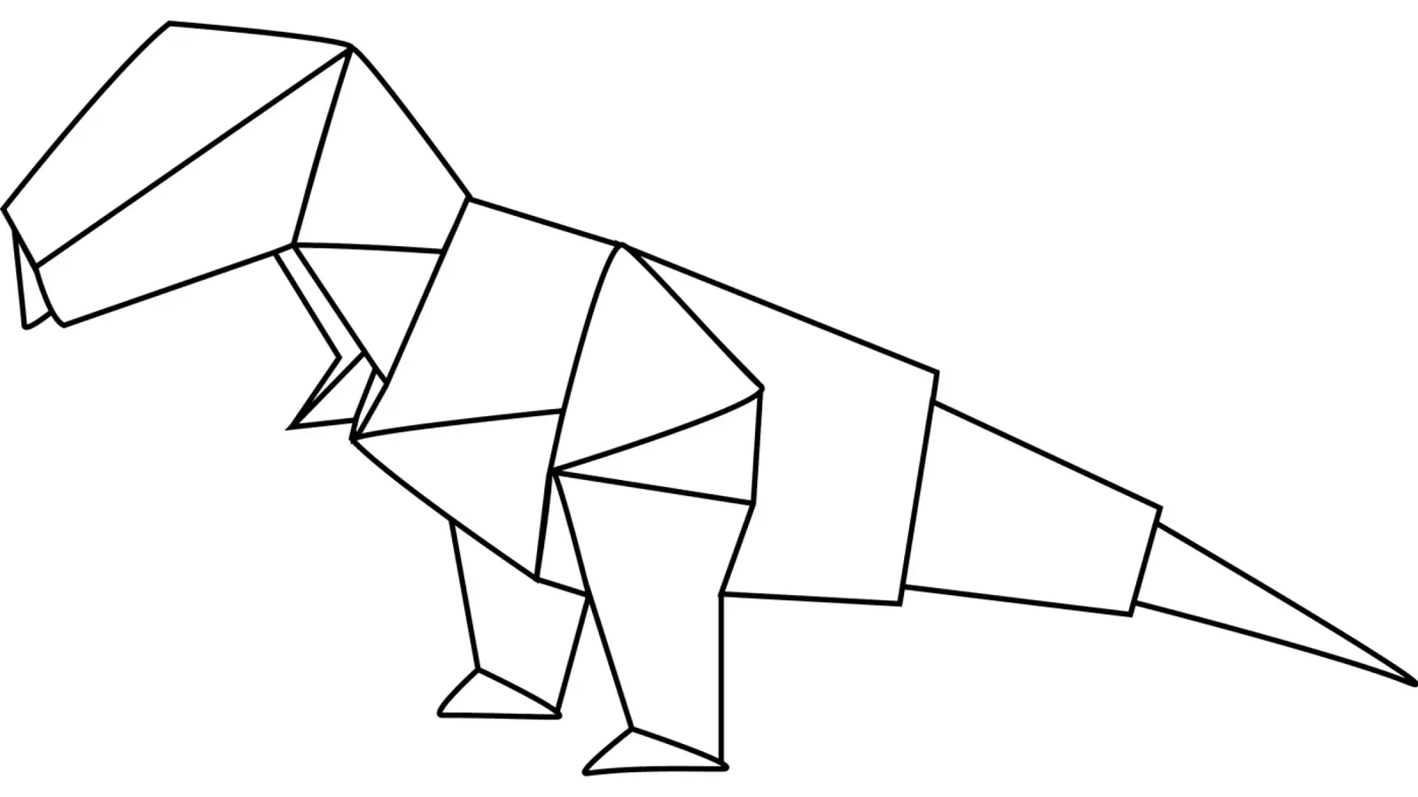 T-Rex Origami forex plate by corvinamedia.design