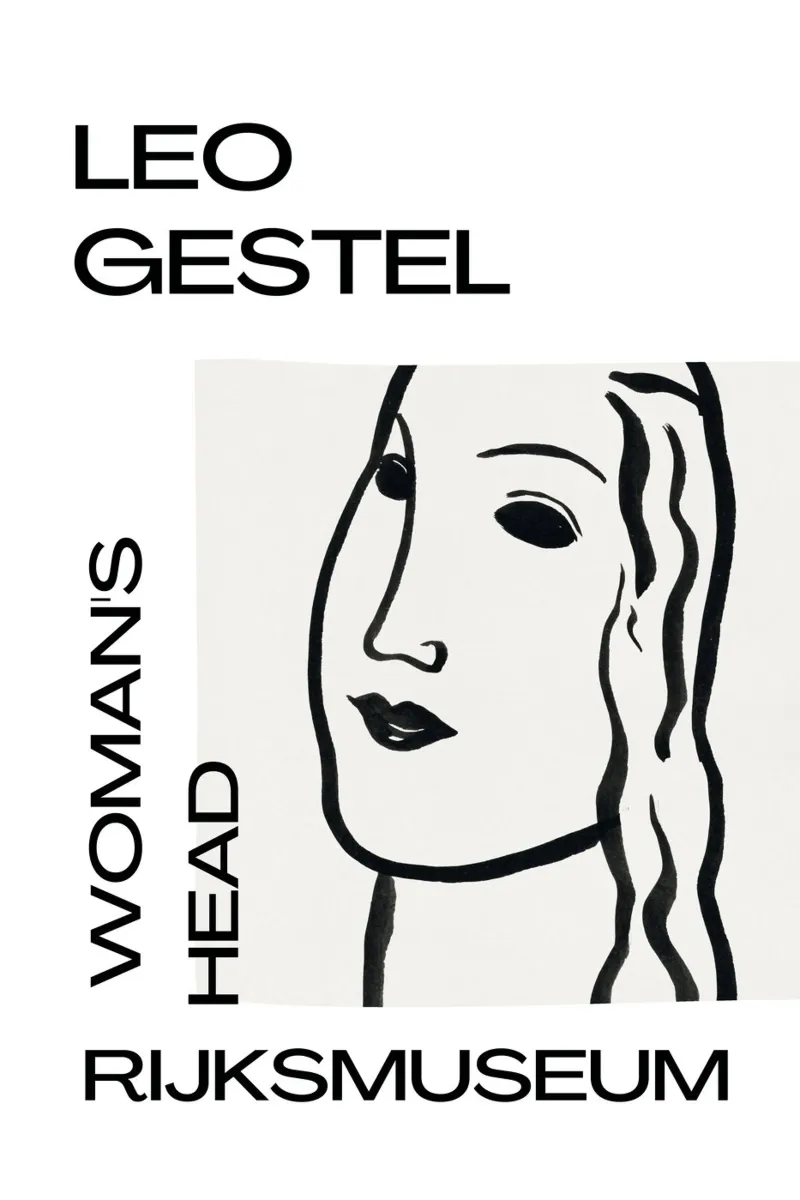 Womans Head - Leo Gestel poster da Second Canvas