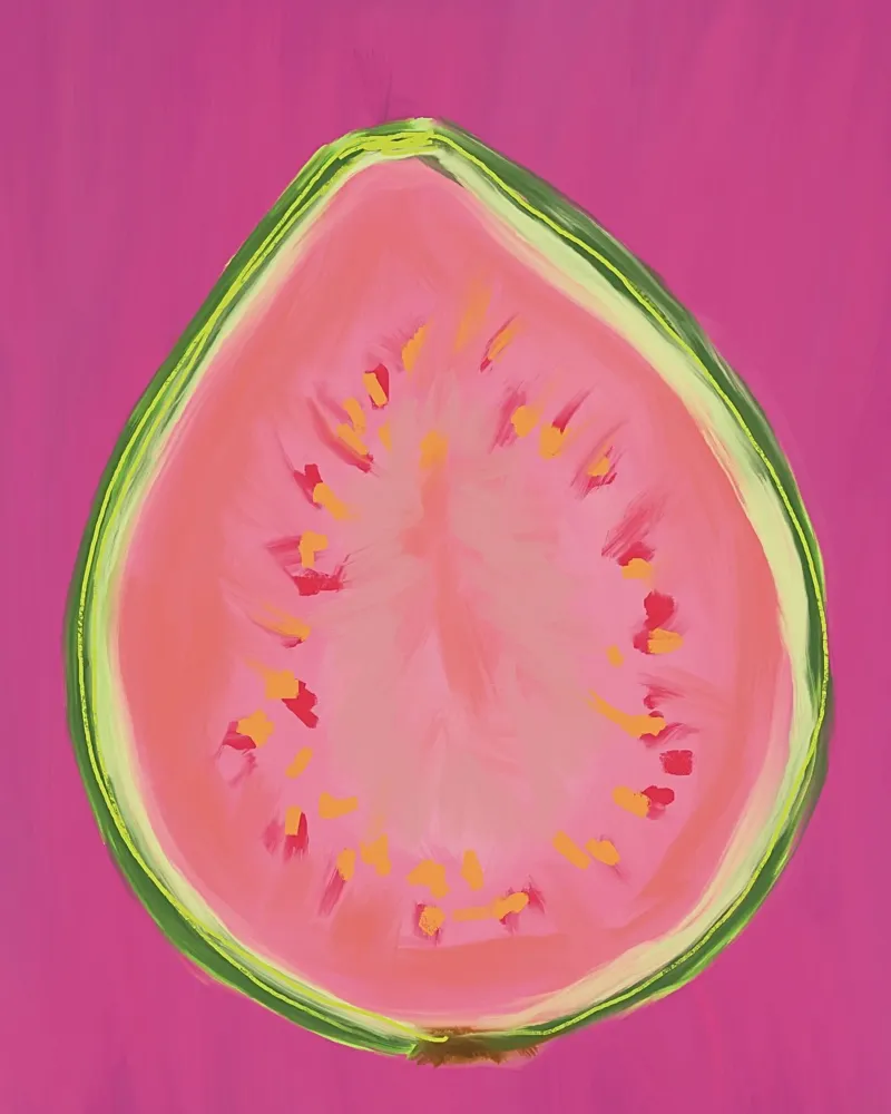 Guava plexiglass da tainah negreiros