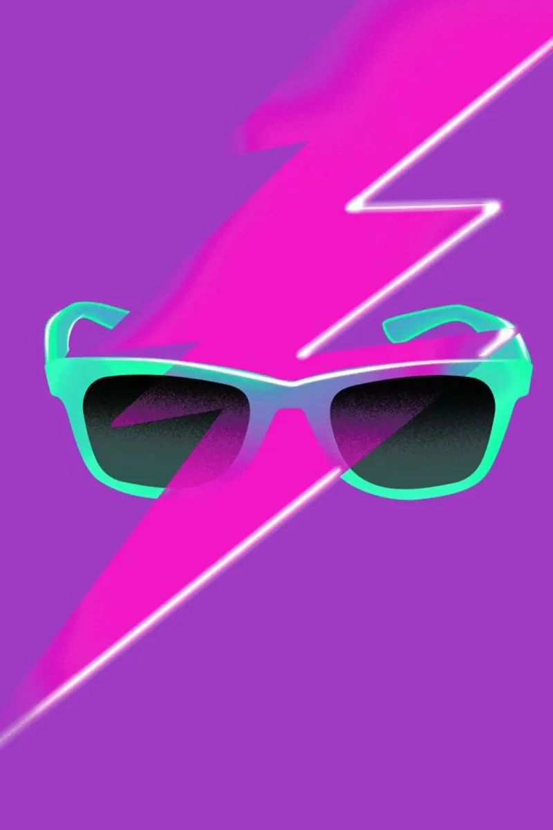 Great Eighties II poster con telaio in plastica da Róbert Farkas
