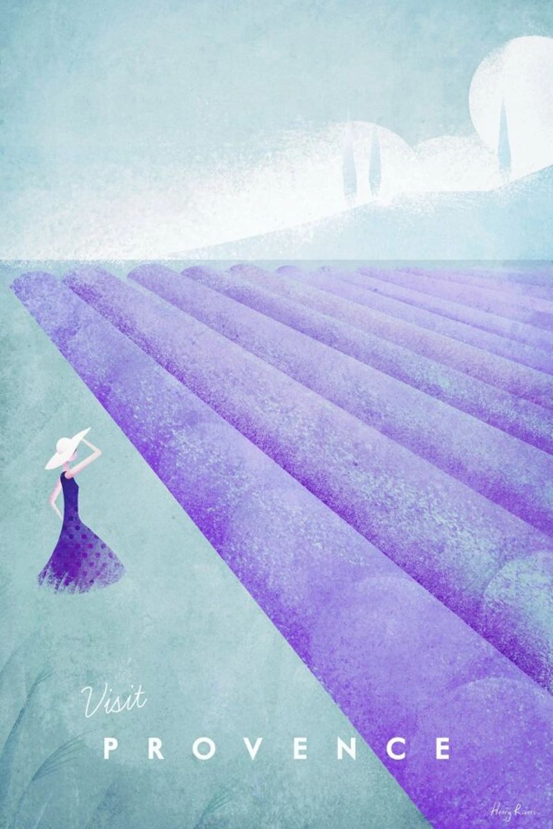 Provence Leinwand von Henry Rivers