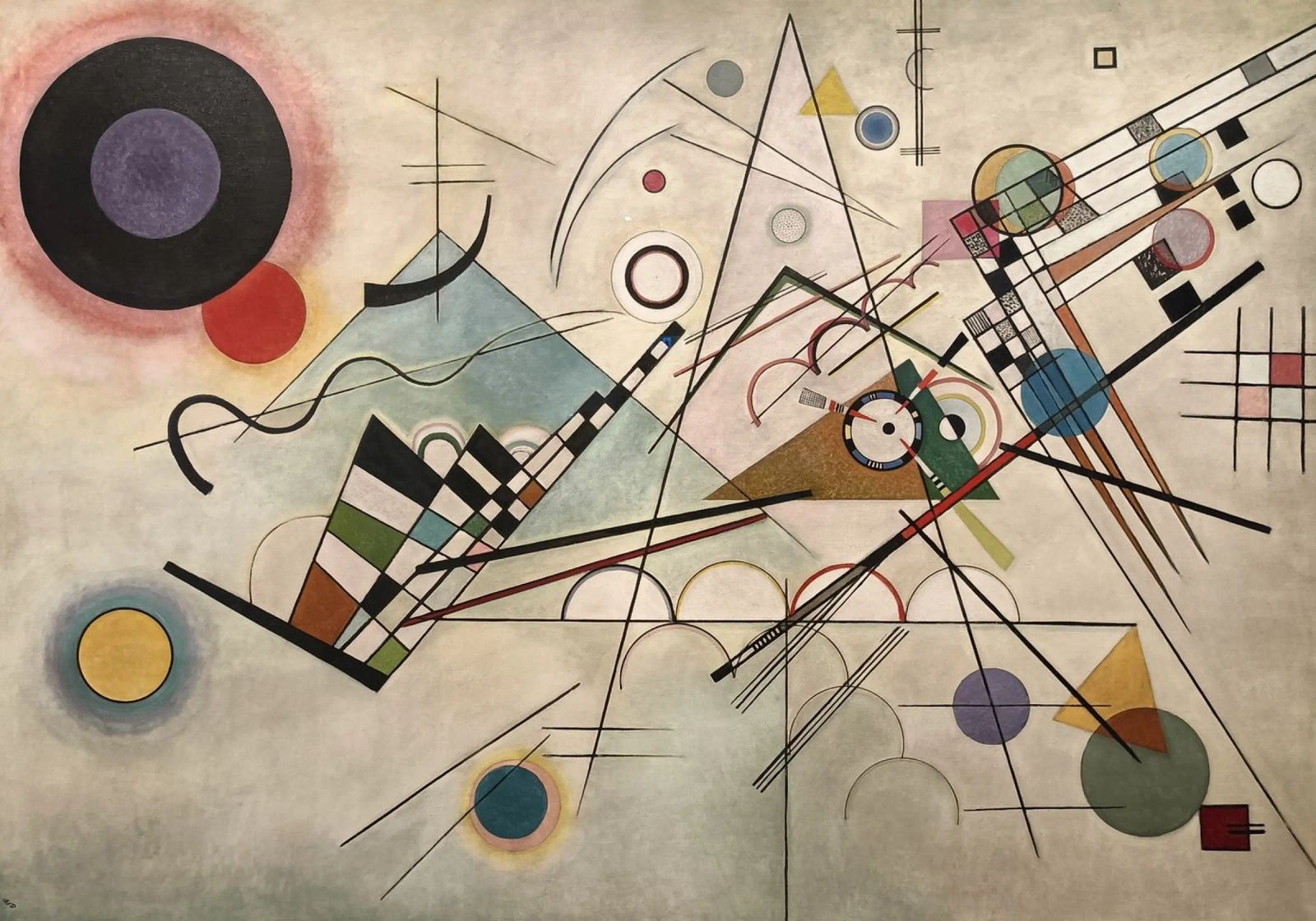 Wassily Kandinsky - Compositie 8 poster van William Store