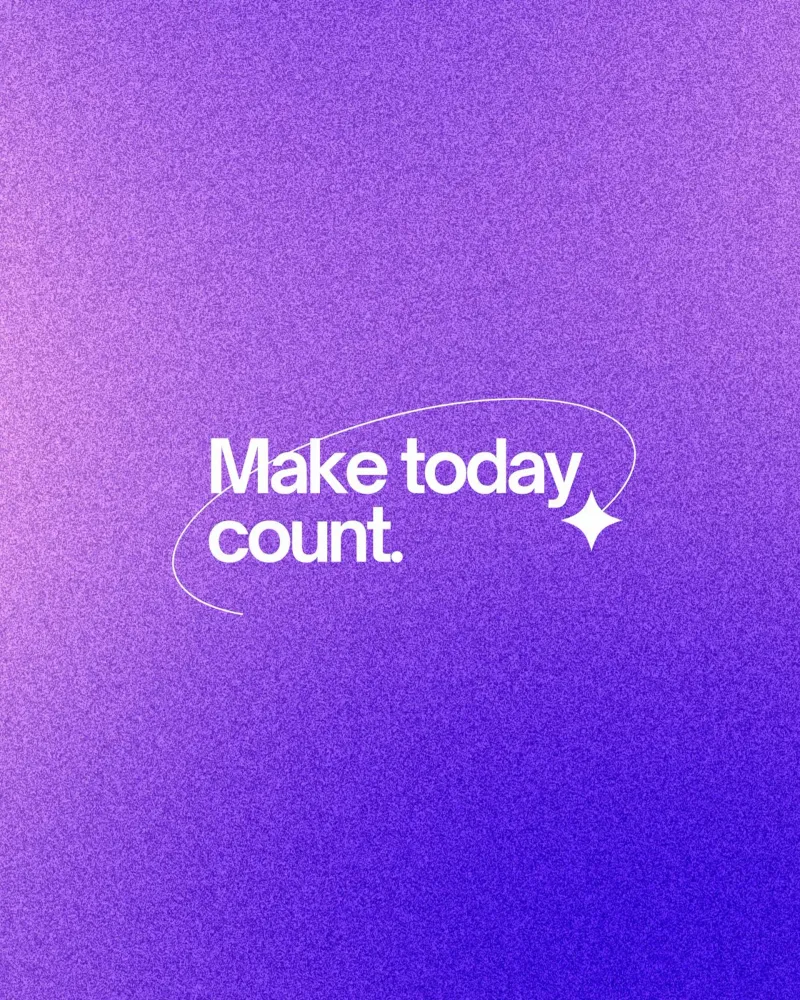 make today count alluminio dibond da Ambition Wall