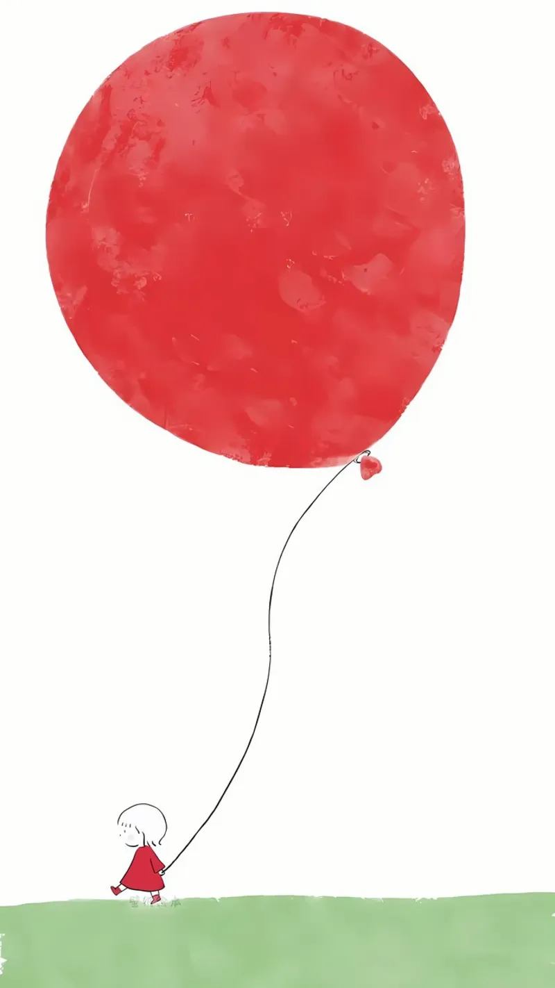 palloncino rosso pellicola backlit da bonglantrungmuoi