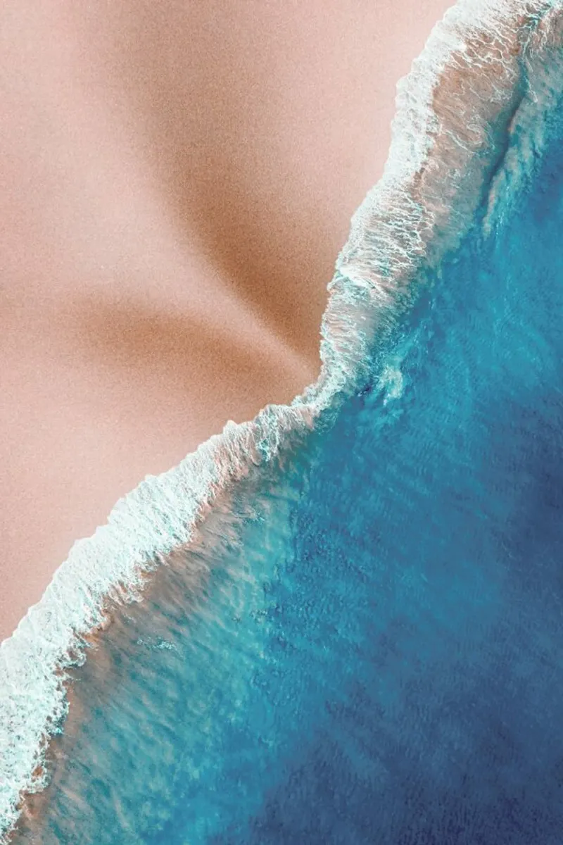 Bobbie Beach tela con Cornice a cassetta da Jonas Loose