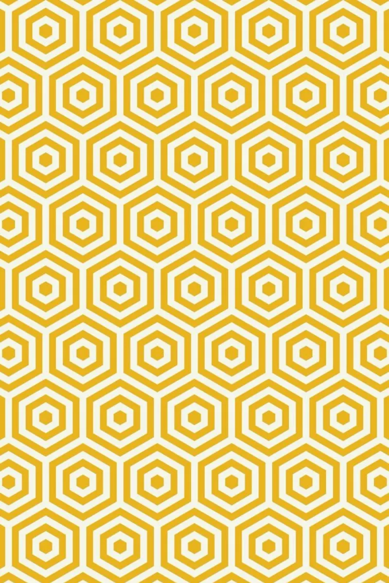 Yellow Beehive poster con telaio in plastica da Bo Lundberg