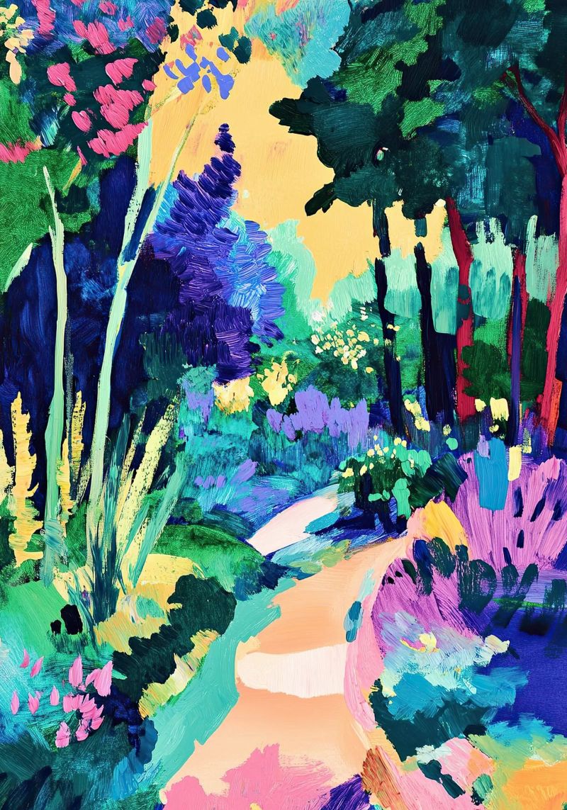 Matisse ispira alluminio dibond da ArtByNiki
