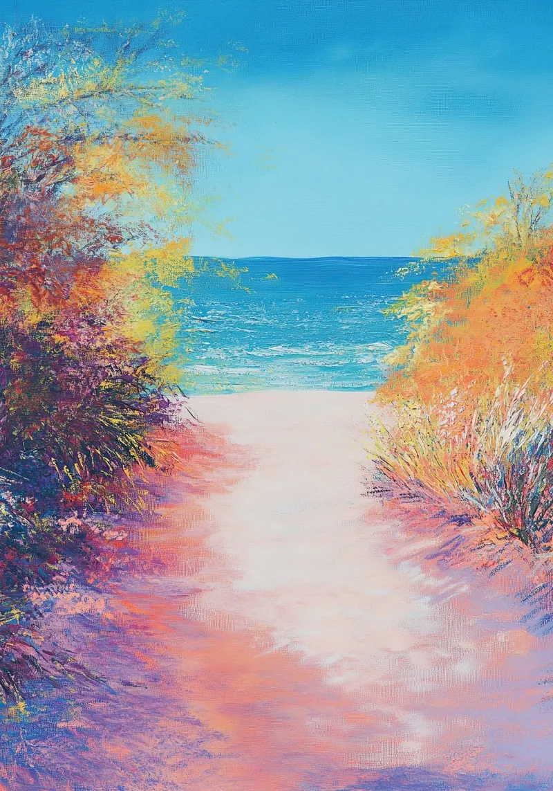 La costa dei sogni carta hahnemühle da Nikis Art Studio