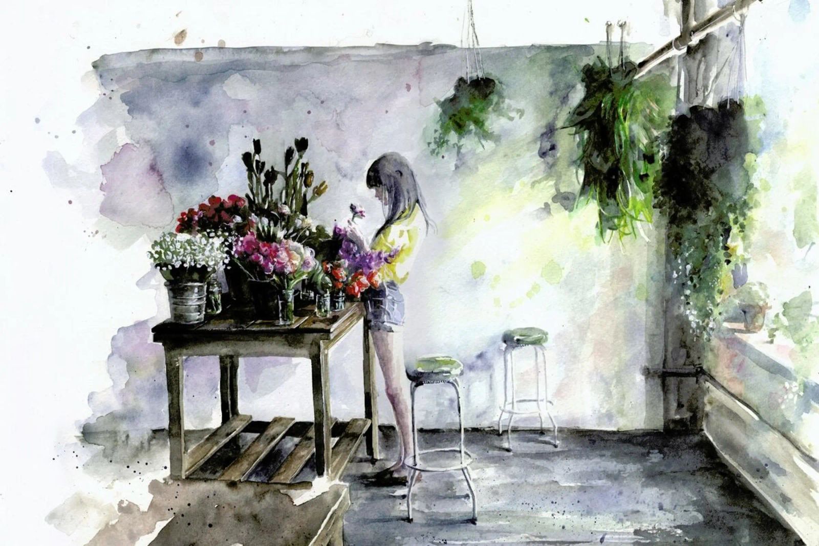 Green Care poster van agnes-cecile