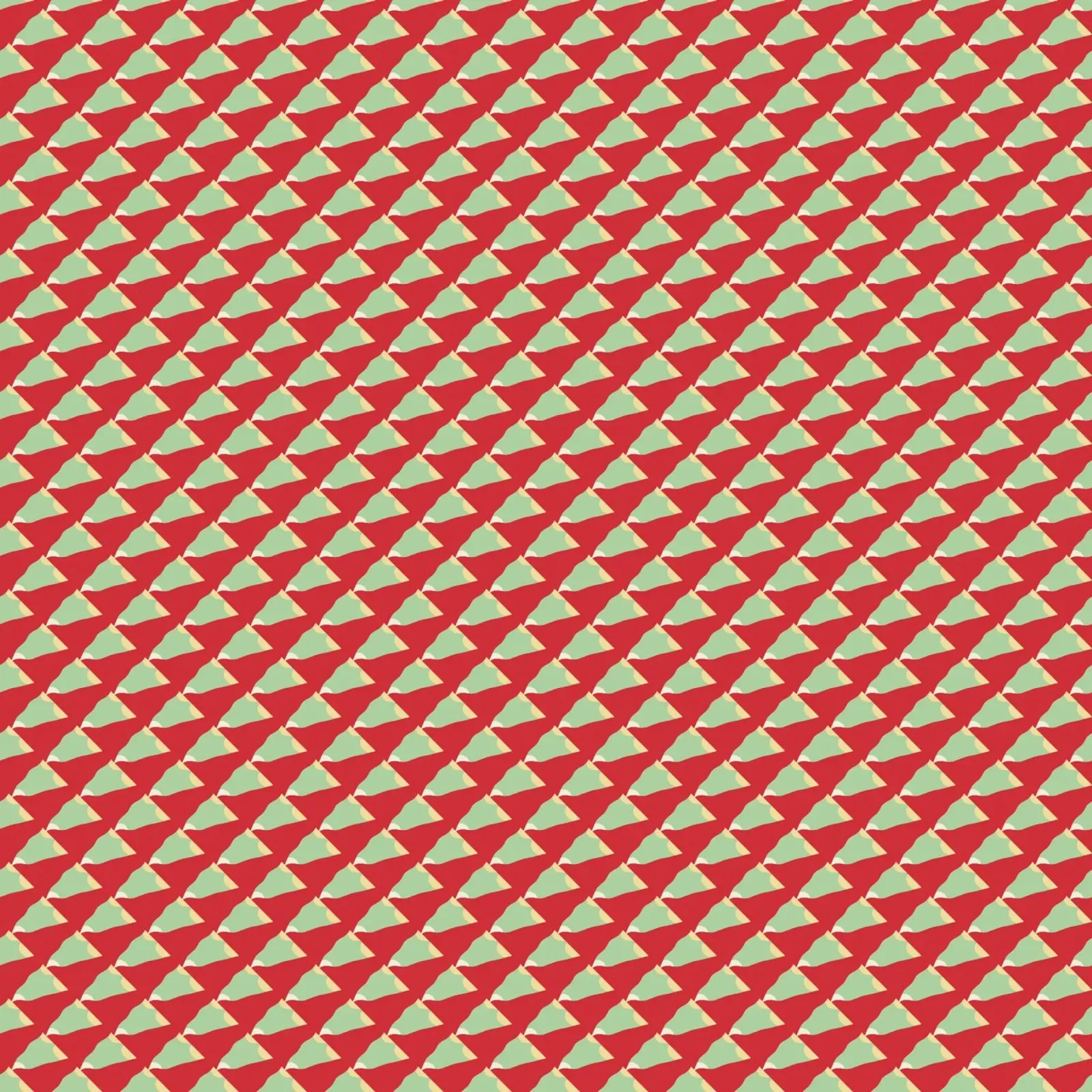 Drapeau rouge et vert de Noël hahnemühle de Little Dean