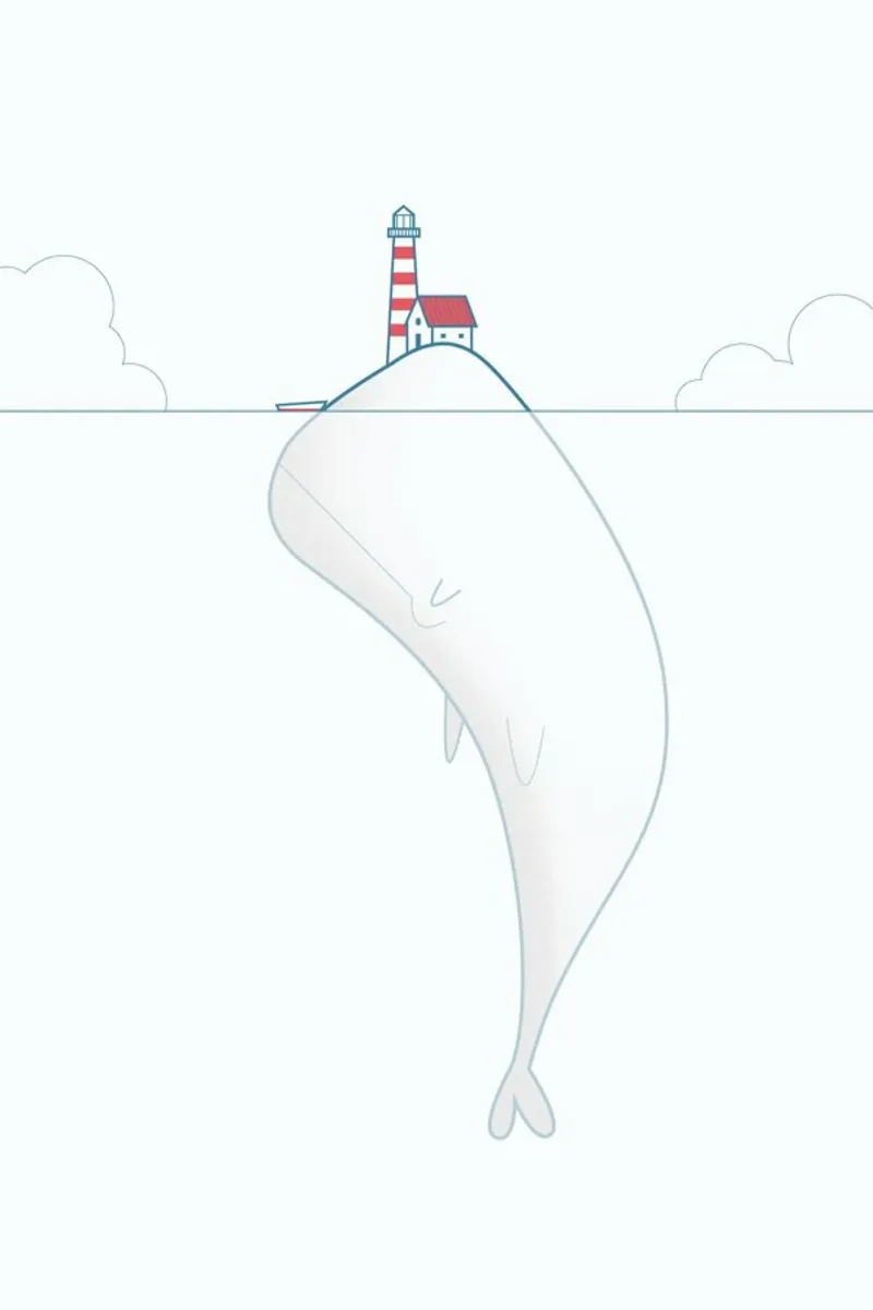The Lighthouse Keeper pellicola backlit da Ale Giorgini