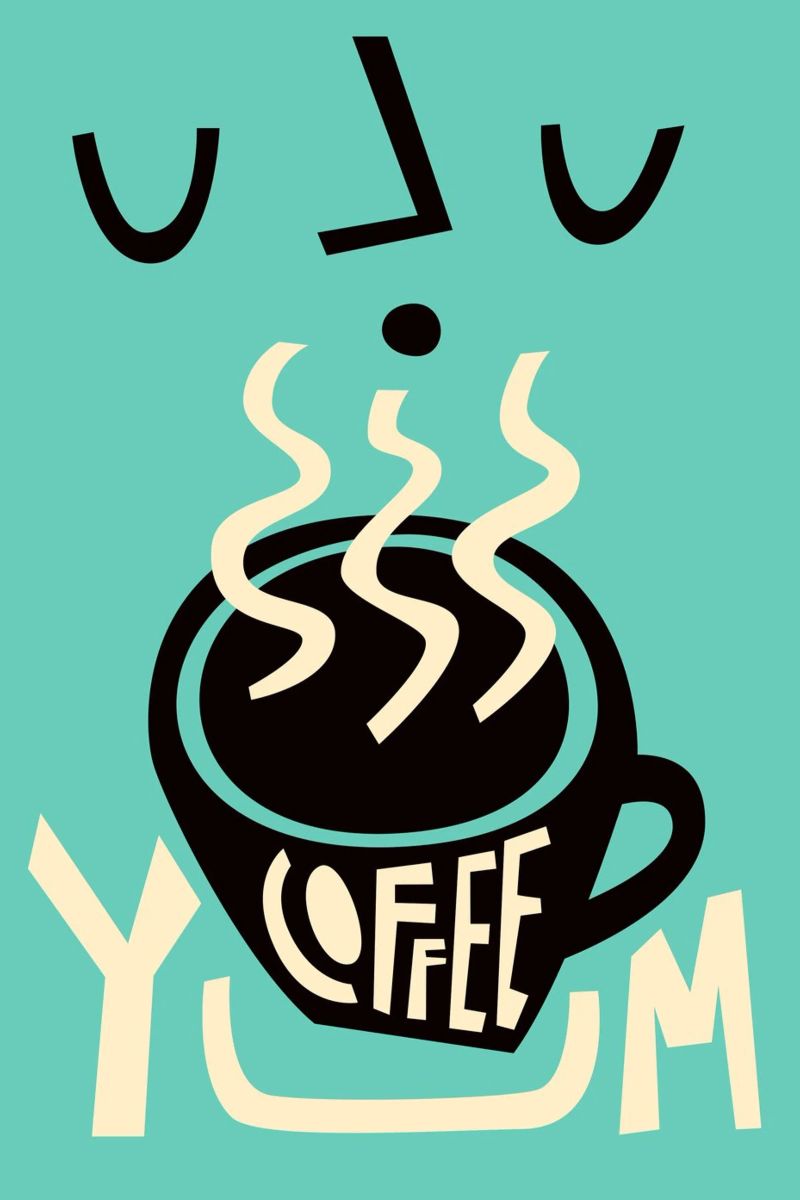 Yum Coffee poster by Fox & Velvet