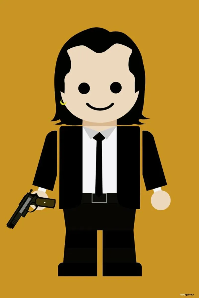 Pulp Fiction Toy 01 pellicola backlit da Rafa Gomes