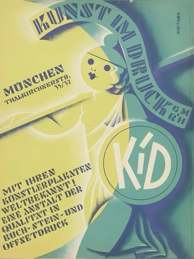 Arte in stampa poster con telaio in legno da mitom