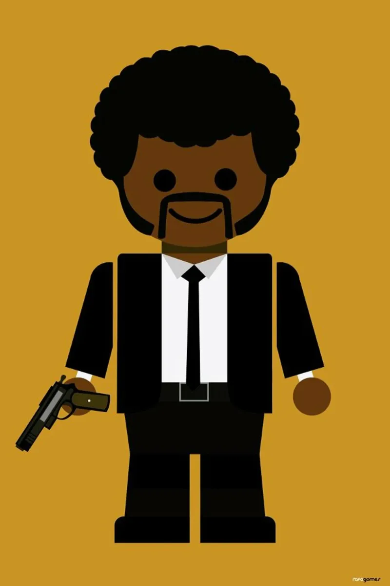 Pulp Fiction Toy 02 pellicola backlit da Rafa Gomes