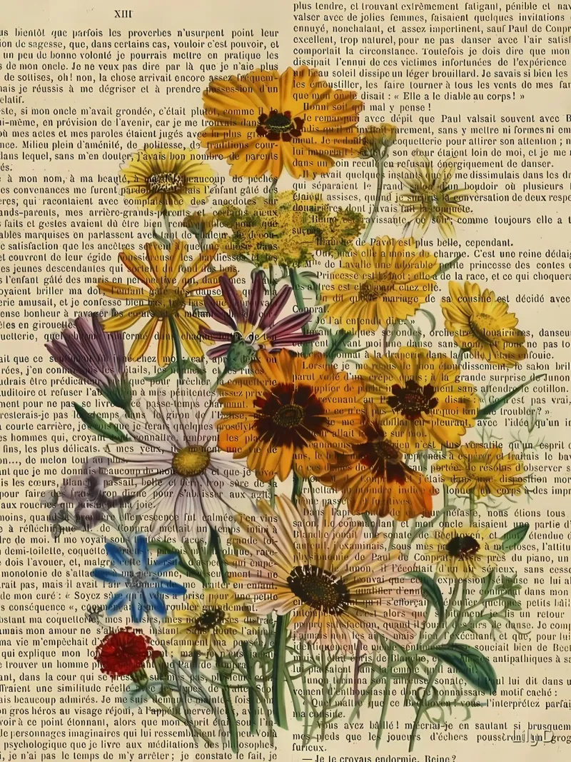 Libro dei fiori carta hahnemühle da mitaco
