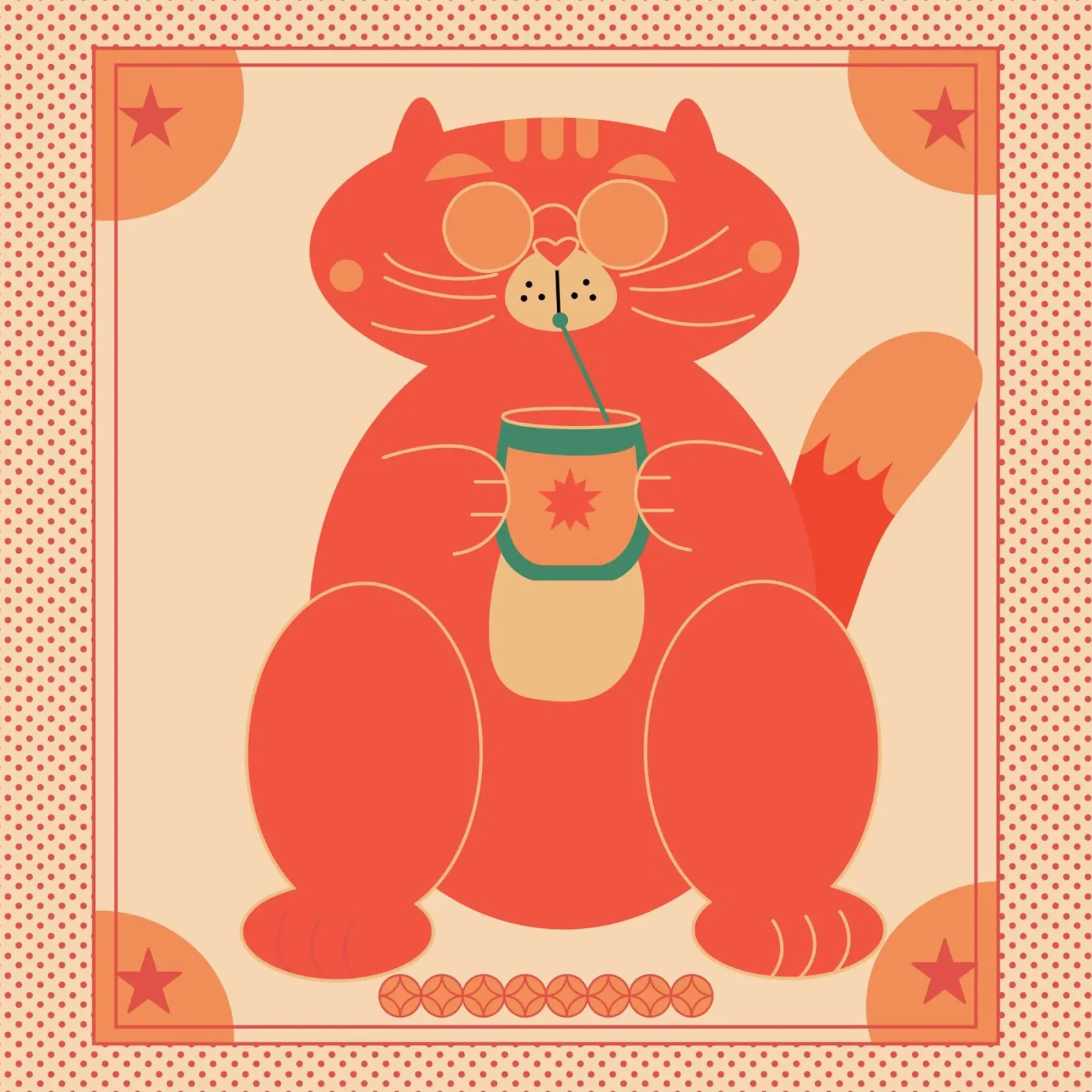Fat Cat alluminio dibond da Dharma