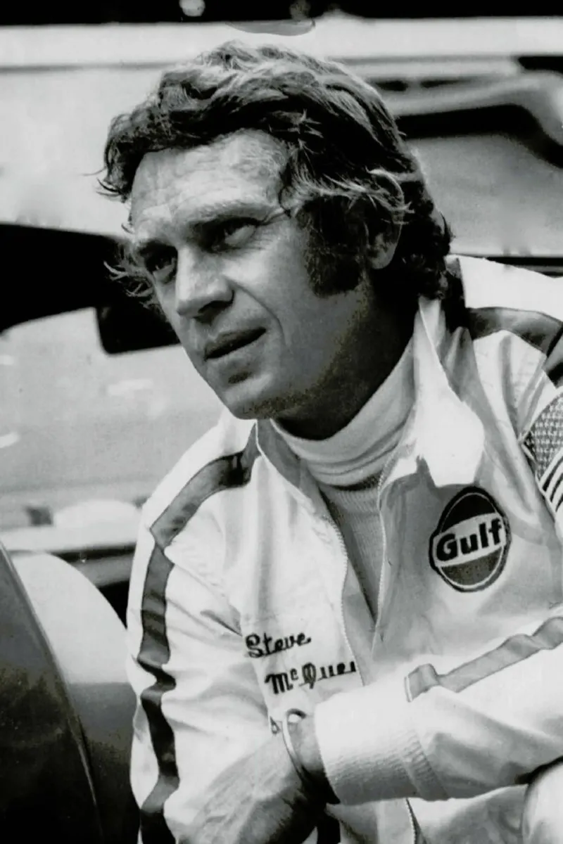 Steve McQueen in Le Mans, 1971 pellicola backlit da Gallery Print and Art Limited