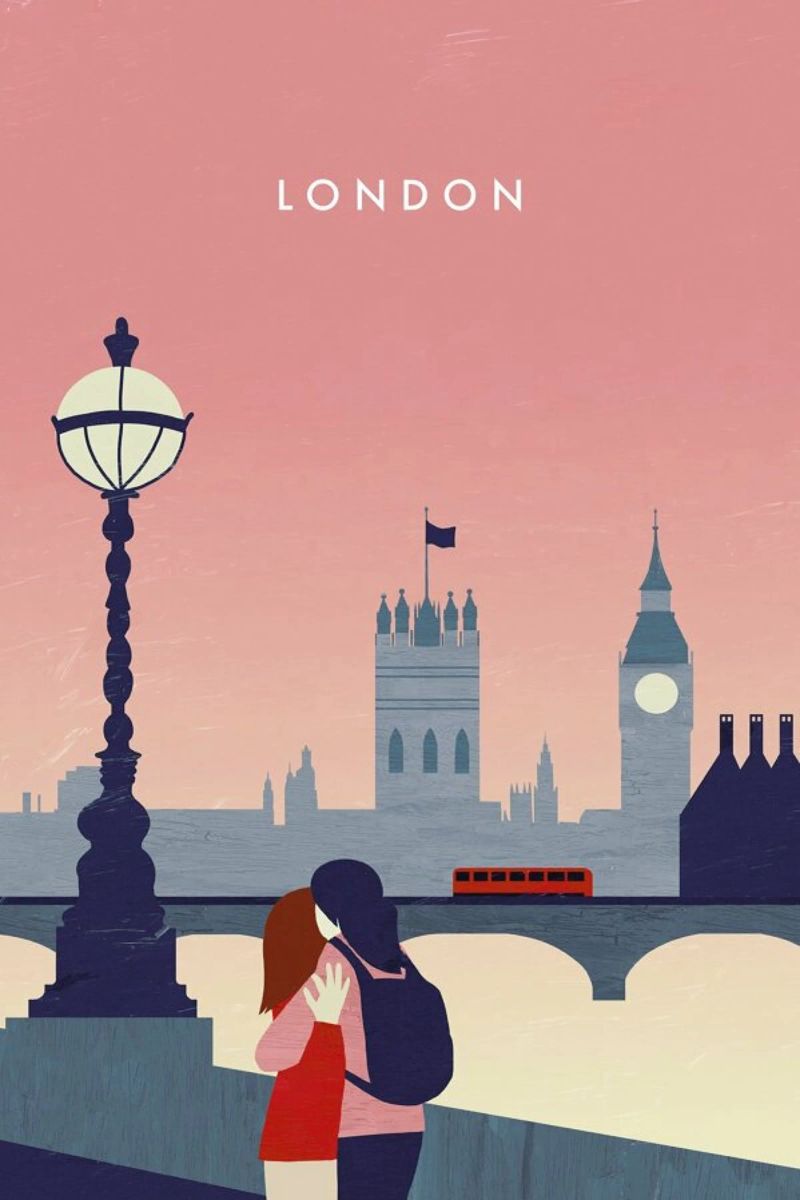London Poster von Katinka Reinke