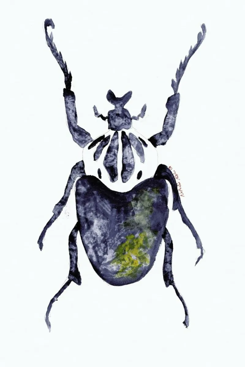 The Old Beetle backlit film by Nathys_illustration