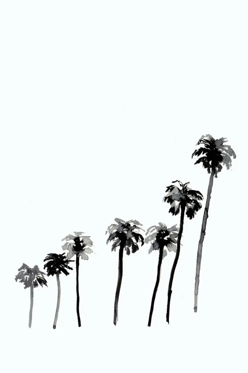 Palm Tree 2 alluminio dibond da Farina Kuklinski