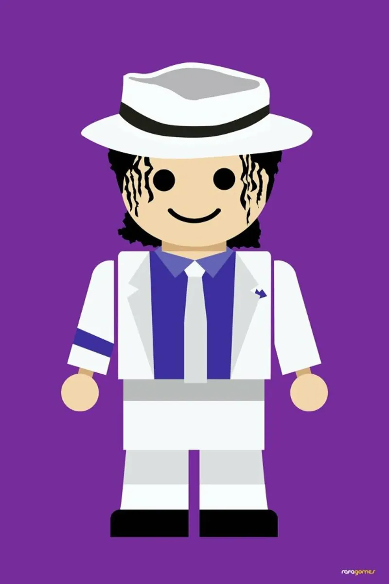 Michael Jackson 1 Toy pellicola backlit da Rafa Gomes