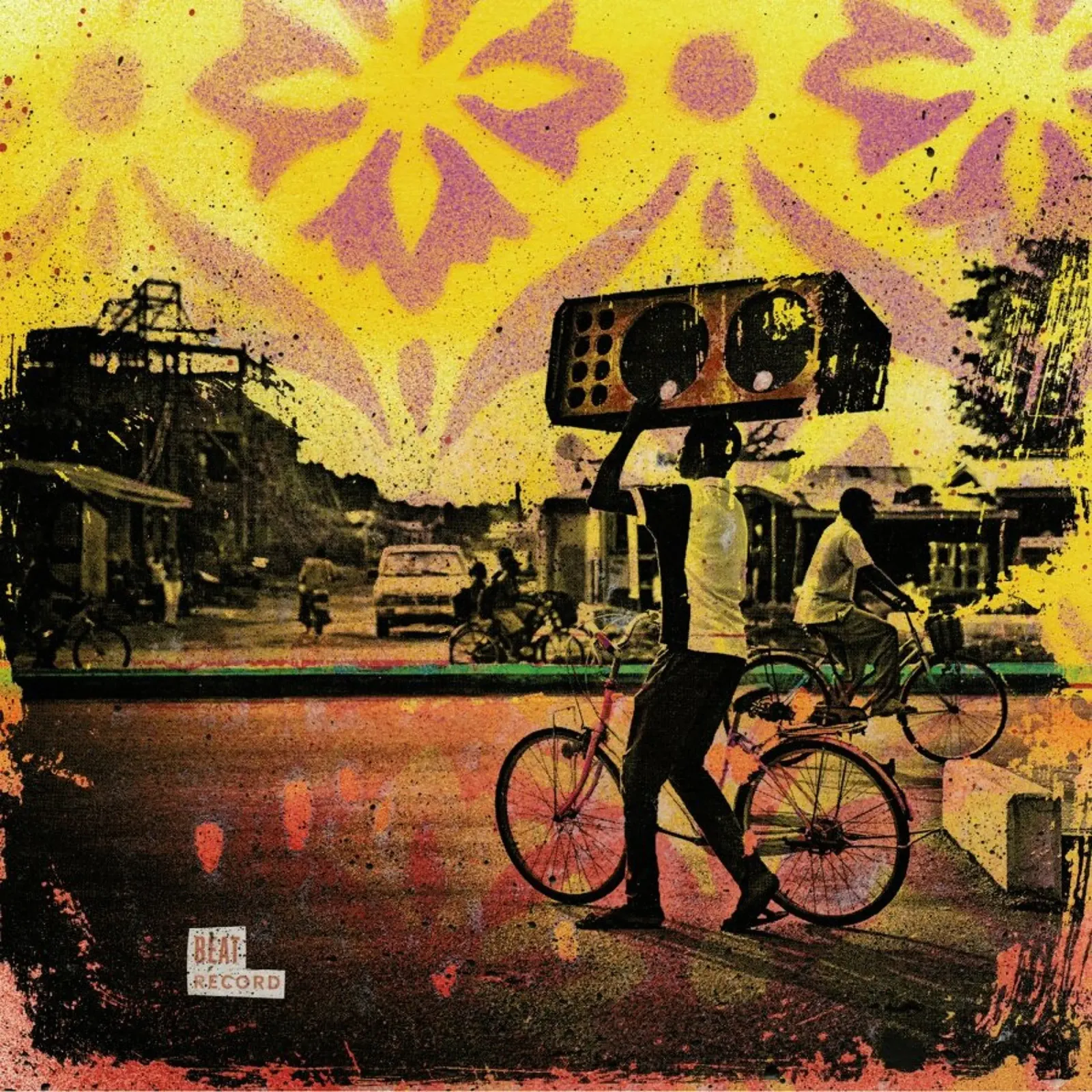 Beat Record canvas by Tameo