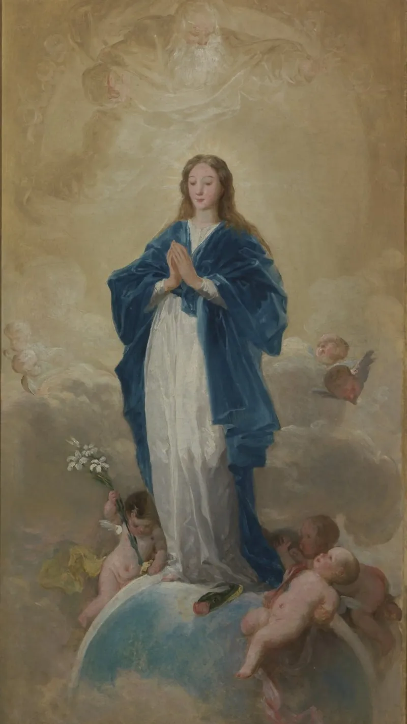 Francisco Goya The Immaculate Conception alu-dibond by Timeless Artworks