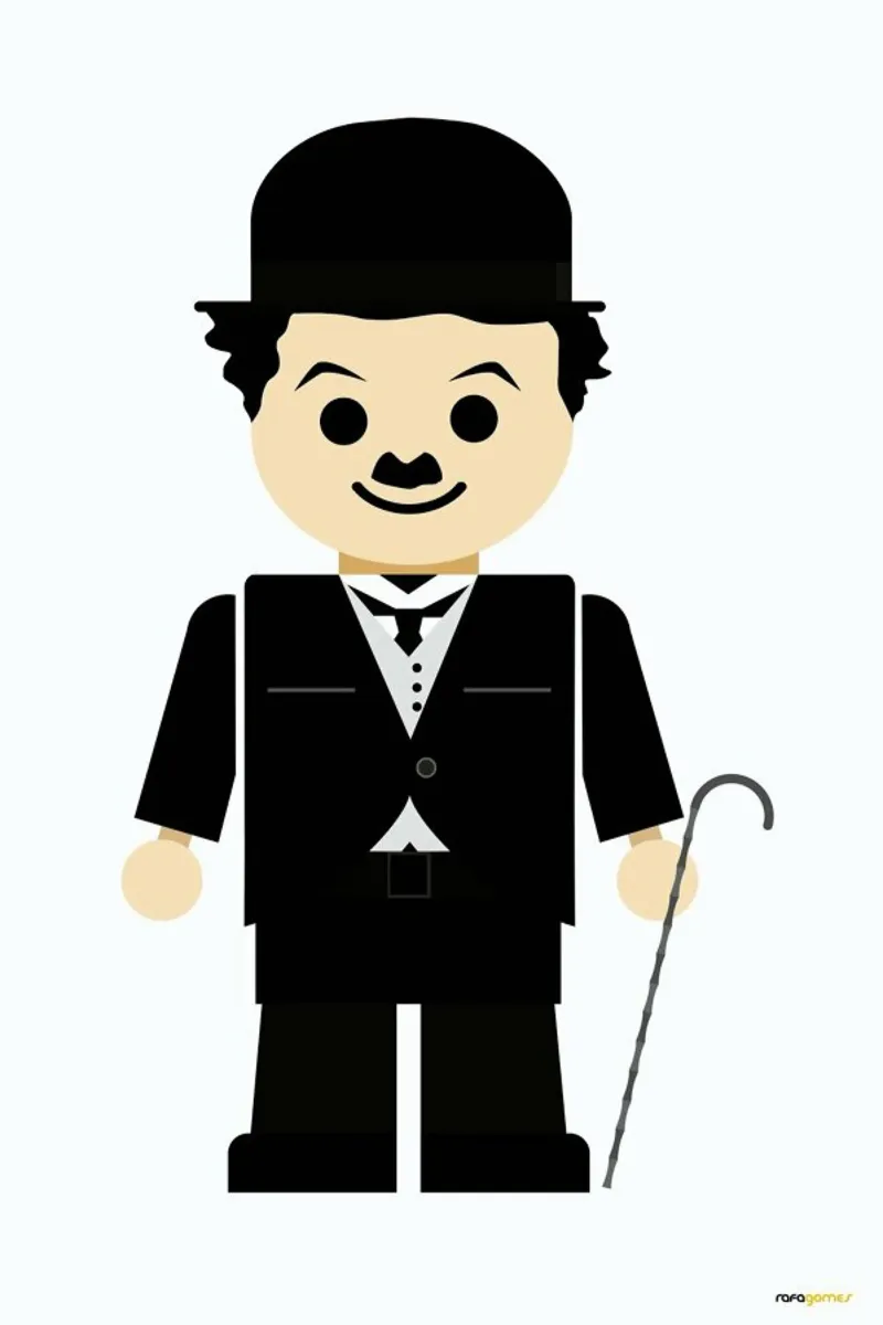 Chaplin Toy pellicola backlit da Rafa Gomes