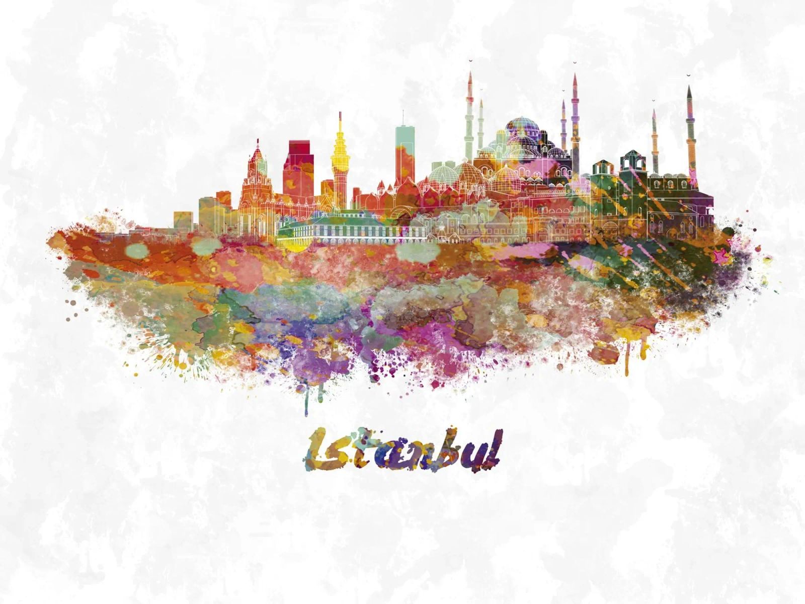 Istanbul Poster von ARTVI-SHOP