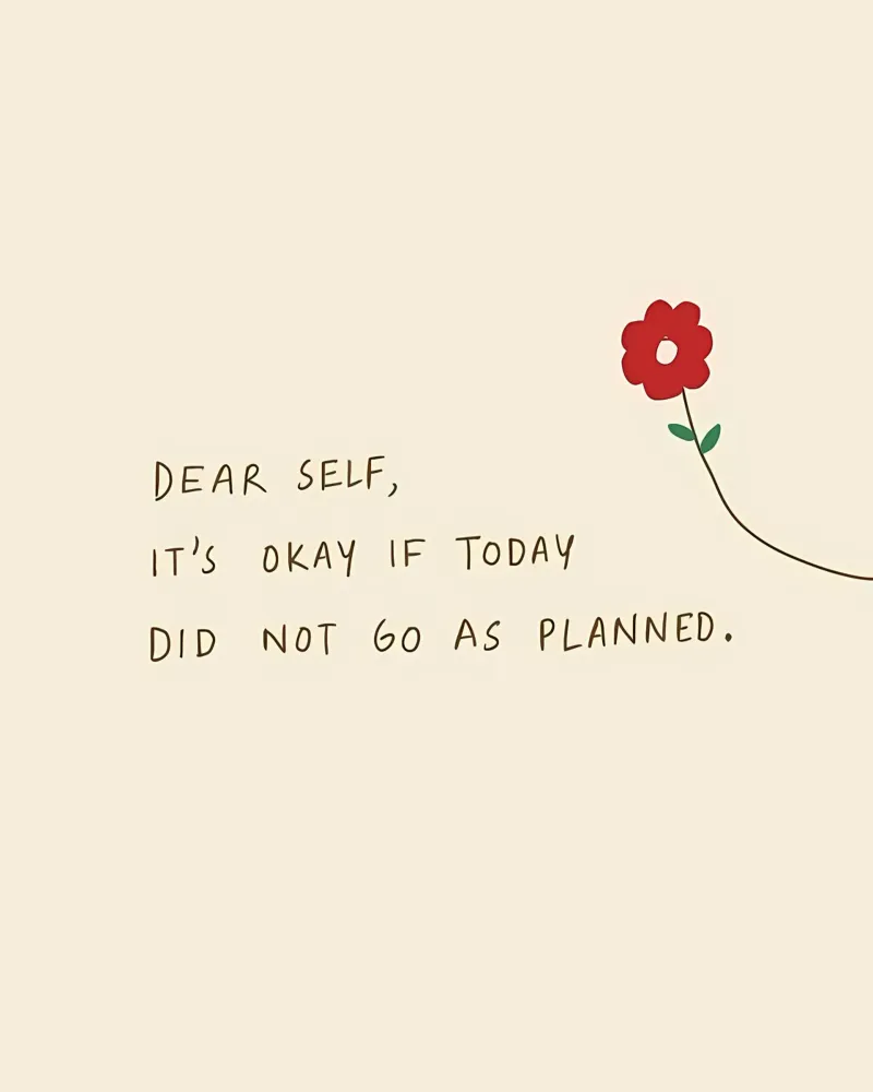 dear self its okay if today did not go as planned canvas by bonglantrungmuoi