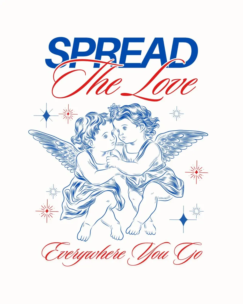 spread the love acrylic glass by mazzihanq