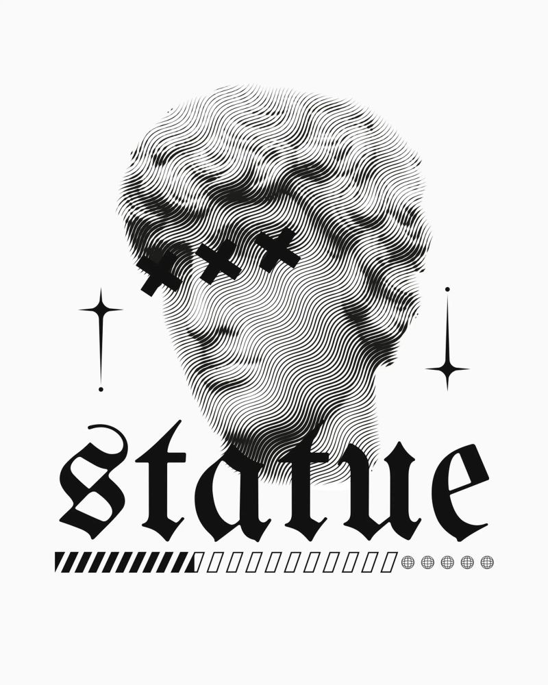 statua poster con telaio in plastica da mazzihanq