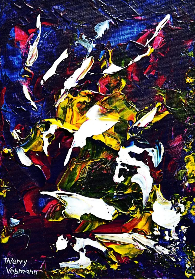 ABSTRACT FIGURE 5 pellicola backlit da Thierry Vobmann Abstract painting