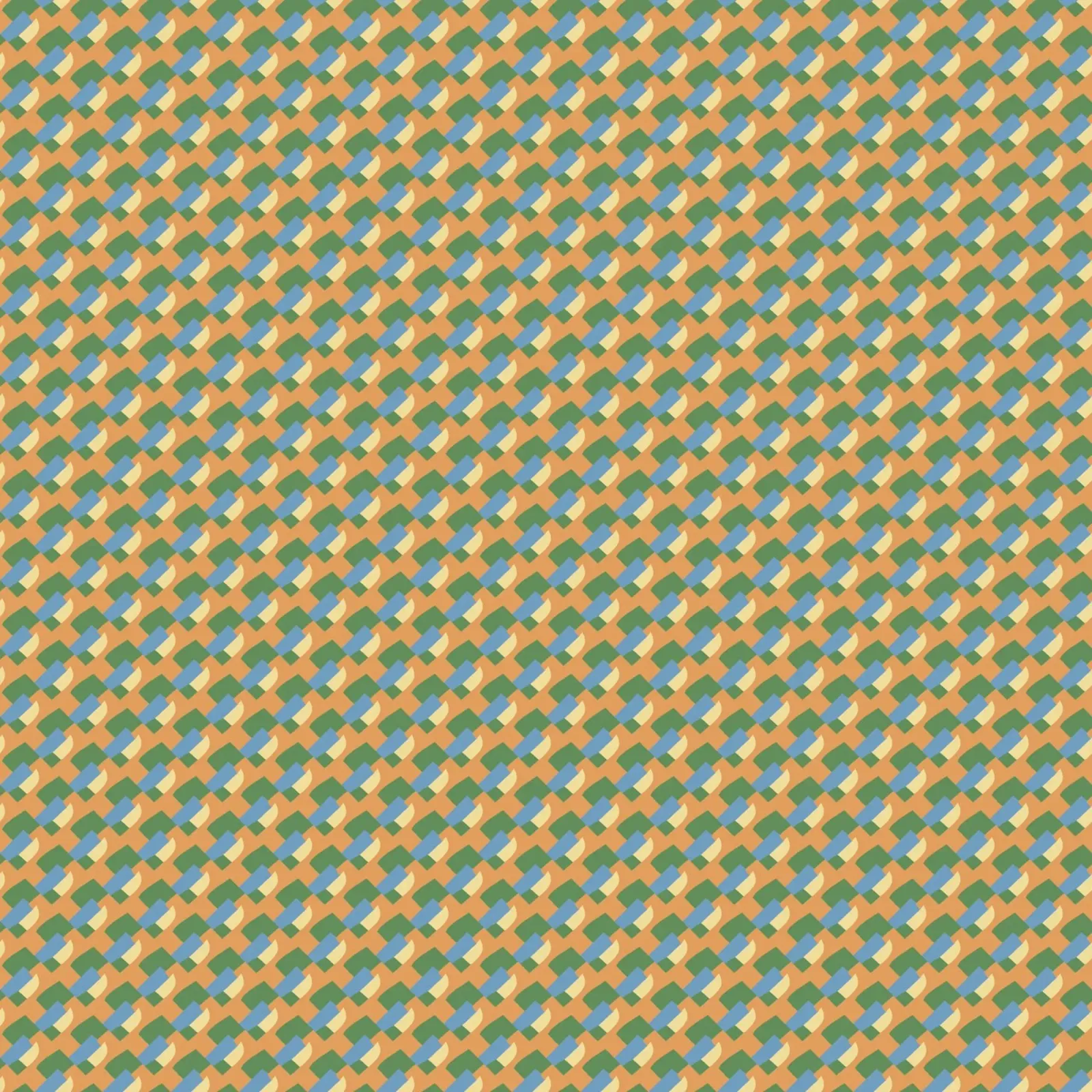 Organic pattern seamless 01 canvas by Little Dean