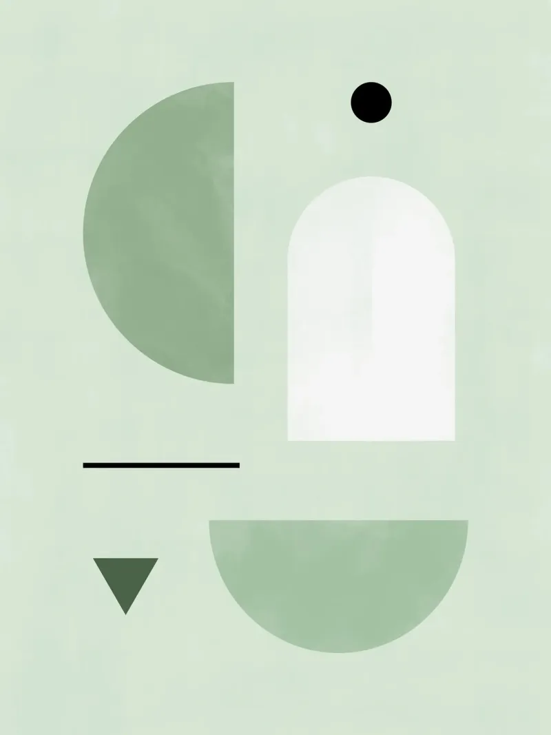 Palette di colori pastello rilassanti poster con telaio in alluminio da Pictufy Sun & Spirit