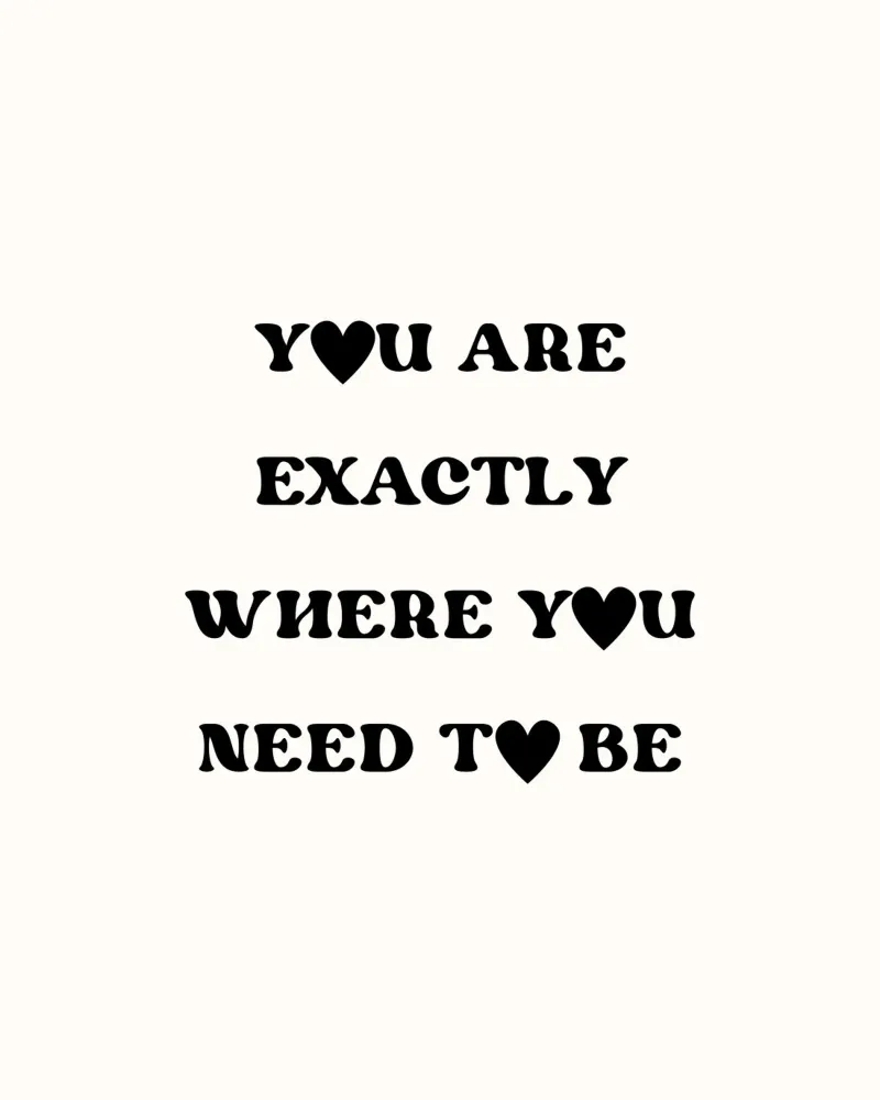 You are exactly where you need to be lámina retroiluminada de designsbysophia