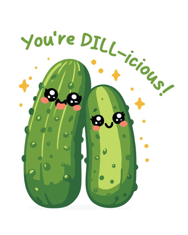 You're DILL-icious poster by edsonramosart
