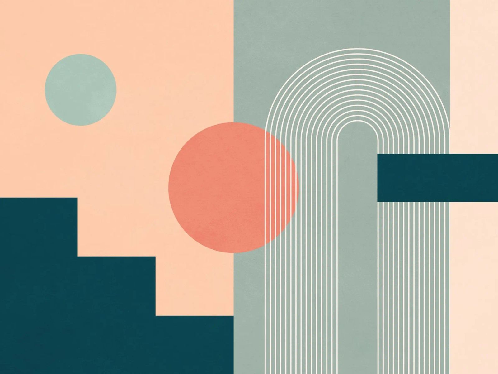 geometric abstract 143 poster by Gaite