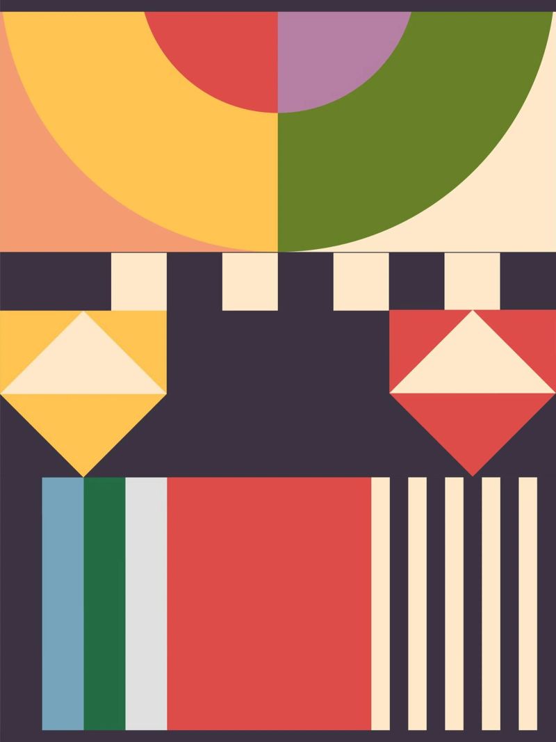 Geometric Abstraction 07 canvas by Gaite