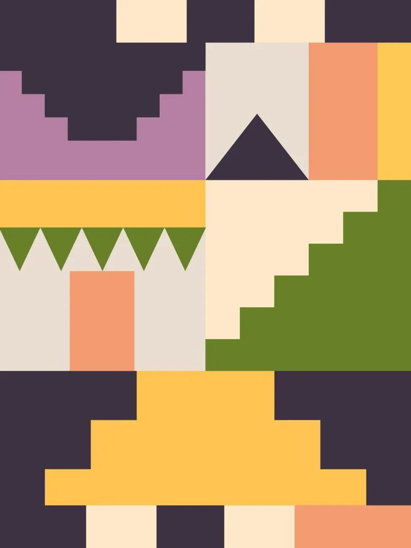 Geometric Abstraction 016 canvas by Gaite