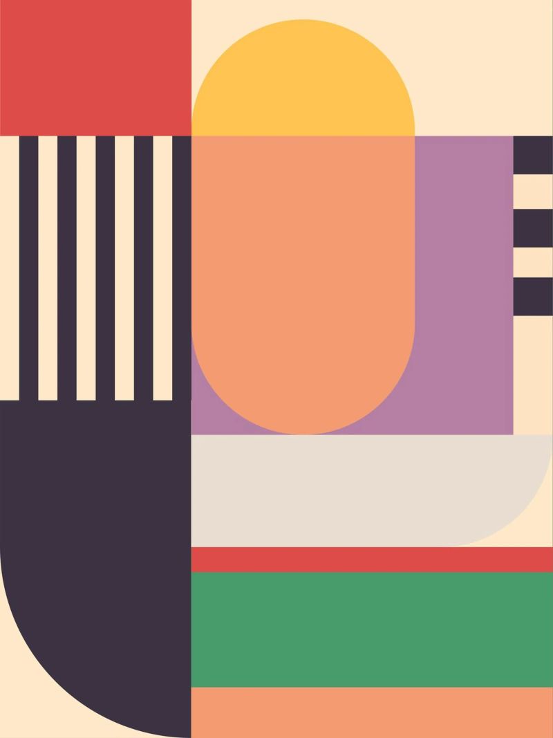 Geometric Abstraction 020 poster by Gaite