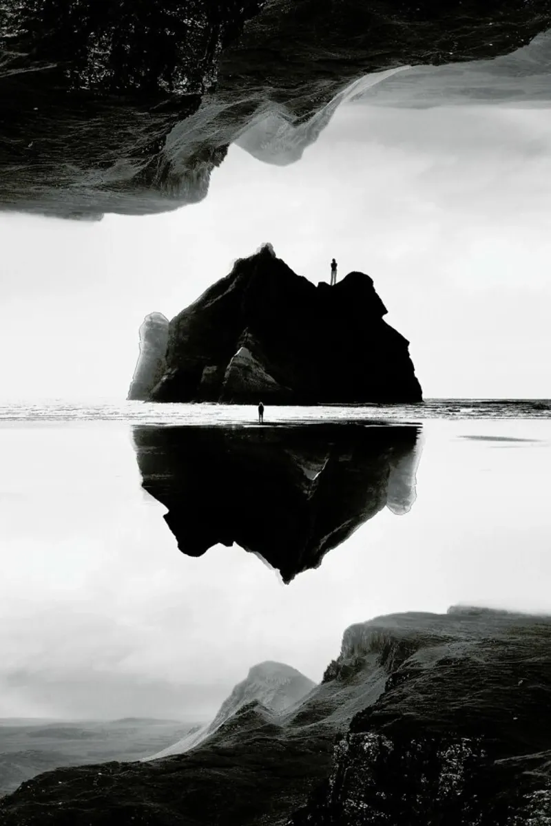Black Isolation Island plexiglass da Stoian Hitrov