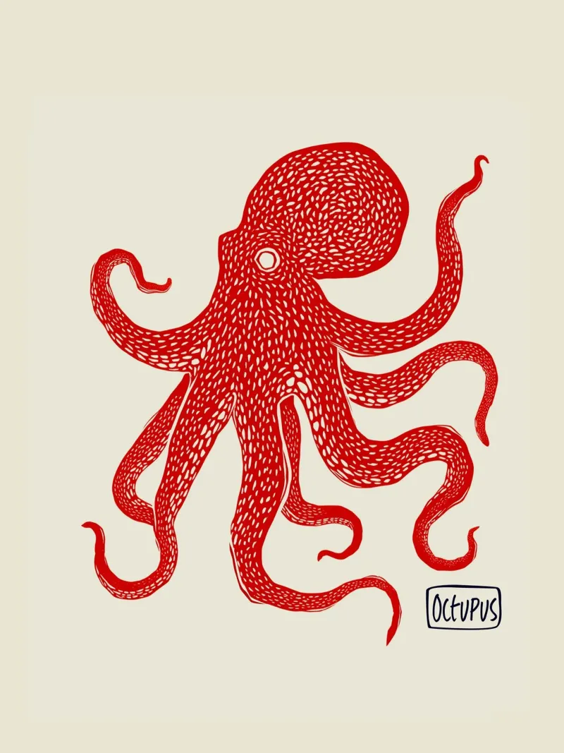 Octopus pellicola backlit da Indigo Rain
