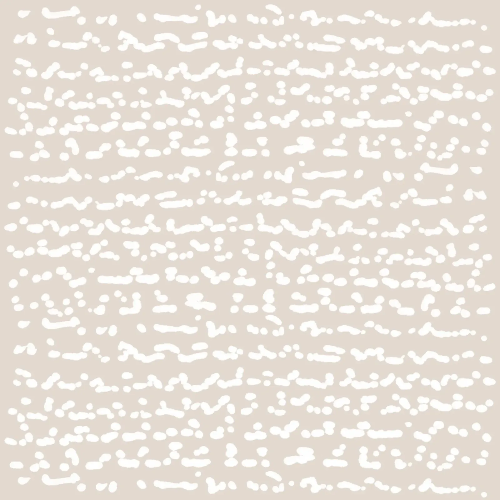 Scribbled Fuzzy Shapes | Neutral Abstract Minimalism hahnemühle by sabidussi