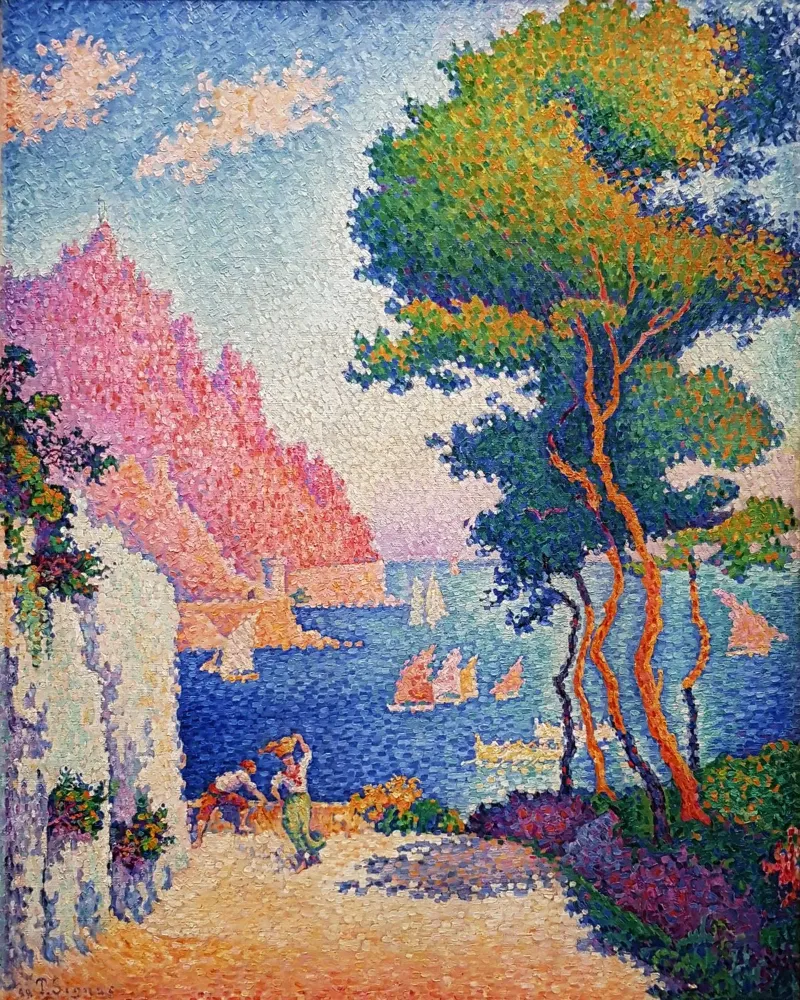 Paul Signac - Capo di Noli pellicola backlit da Timeless Artworks