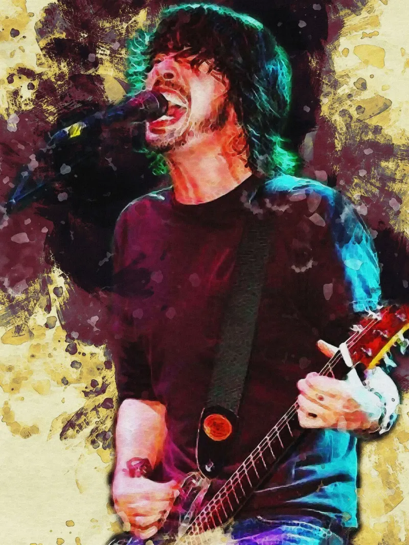 Sbaffo Dave Grohl pellicola backlit da Gunawan Rb
