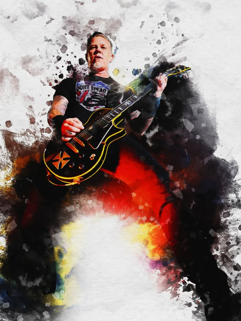 Sbaffo James Hetfield pellicola backlit da Gunawan Rb