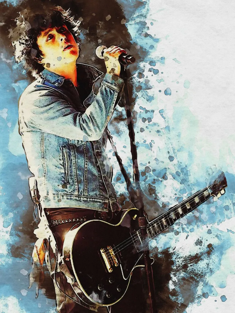Sbaffo Billie Joe Armstrong pellicola backlit da Gunawan Rb