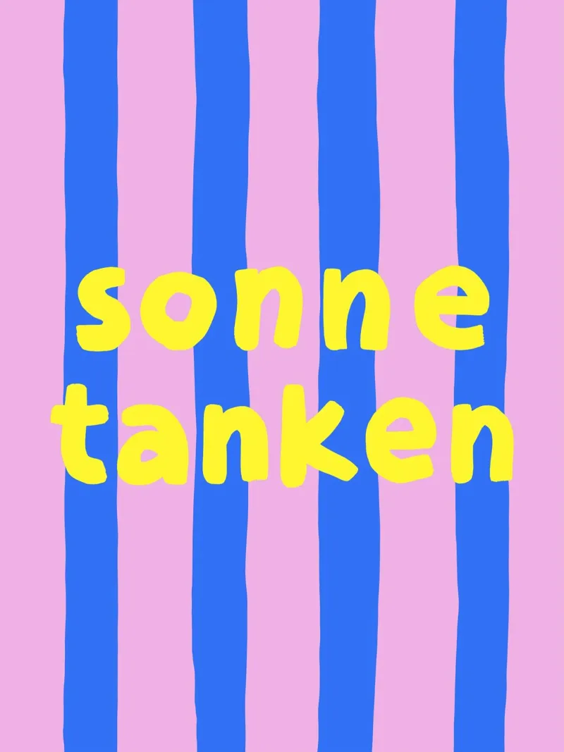 Sonne tanken Acryl-Glas von All Colours